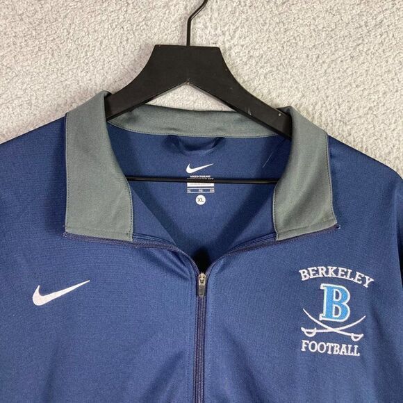 Berkeley Nike Football Jacket Mens Size XL Cal Bears Full Zip University NCAA - Picture 7 of 9